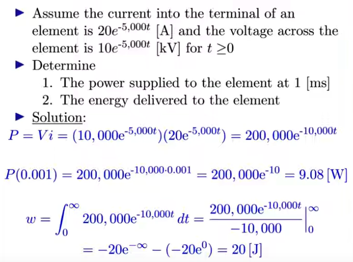 circuit net energy example