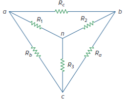 delta wye conversion example